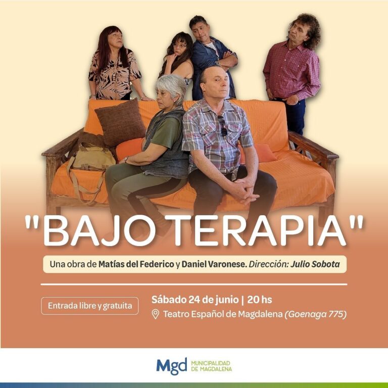 HOY HAY TEATRO VENI A DISFRUTAR DE LA OBRA BAJO TERAPIA