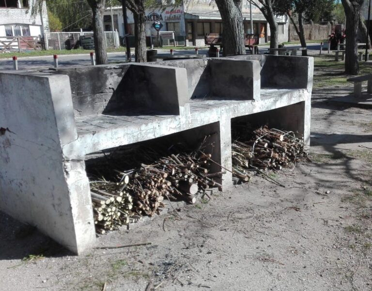 AHORA HAY EN LOS FOGONES LEÑA SOCIAL EN EL BALNEARIO