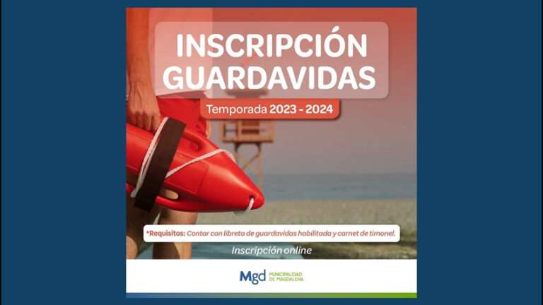 ABRIÓ LA INSCRIPCIÓN PARA GUARDAVIDAS TEMPORADA 2023-2024