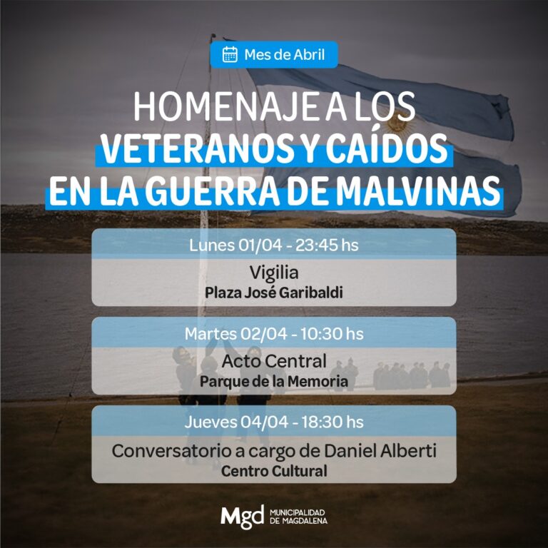 VENI A PARTICIPAR DE ESTOS EVENTOS POR NUESTRAS MALVINAS