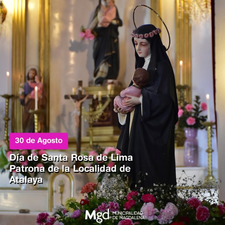 ¡Feliz día a toda la comunidad de Atalaya en honor a su patrona Santa Rosa de Lima !