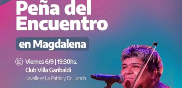 El primer Encuentro Cultural Provincial en La Casita de Olga llega con peña y artistas