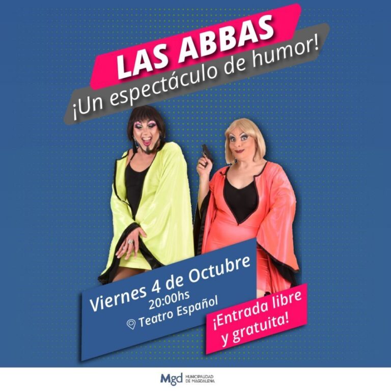 El humor llega a Magdalena: ‘Las Abbas’ se presentan gratis en el Teatro Español