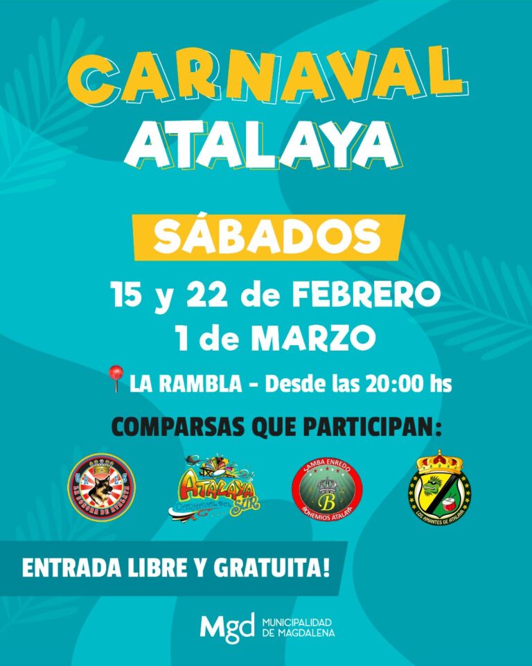 ¡Se enciende el Carnaval en Atalaya!