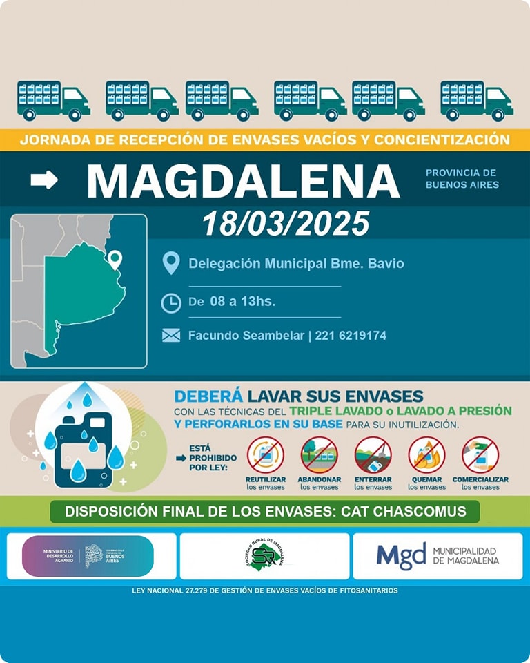 Jornada de recolección de envases fitosanitarios